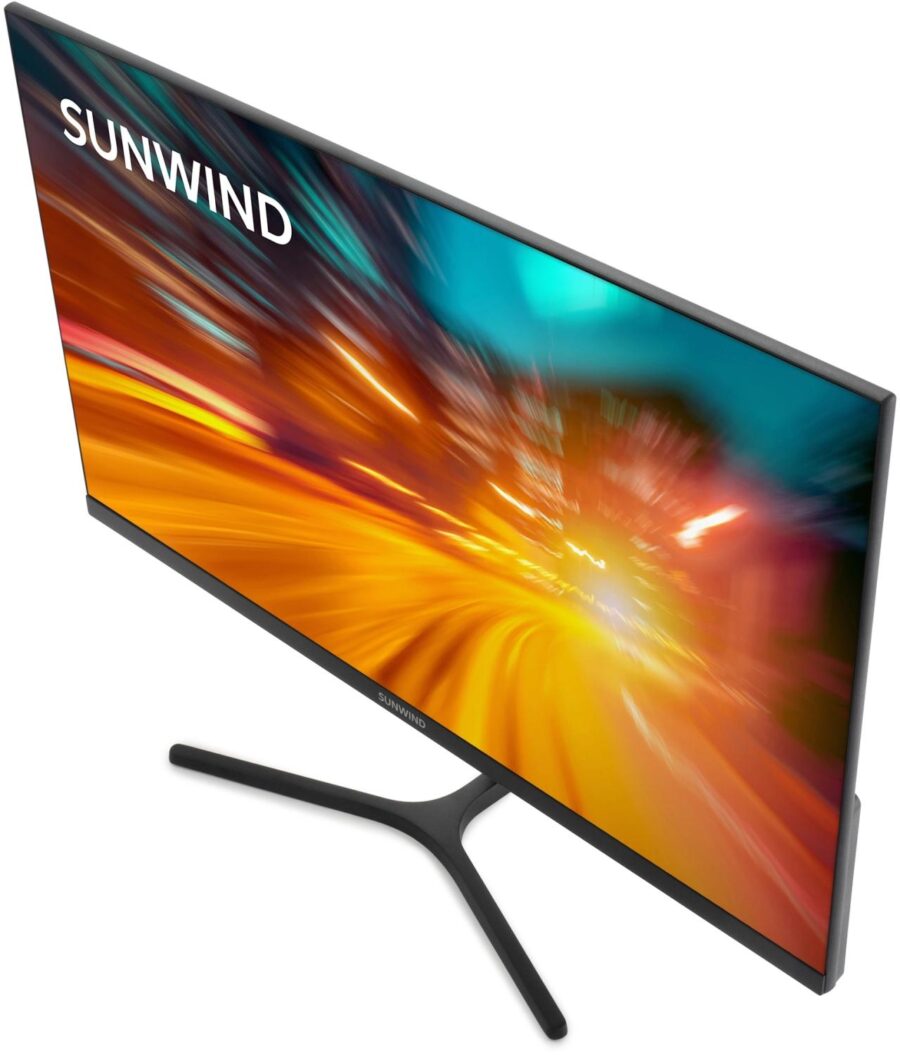 Монитор SunWind 23.8" SM-24FI401 черный IPS LED 1ms 16:9 HDMI матовая 250cd 178гр/178гр 1920x1080 180Hz G-Sync FreeSync DP FHD 2.79кг — изображение 2