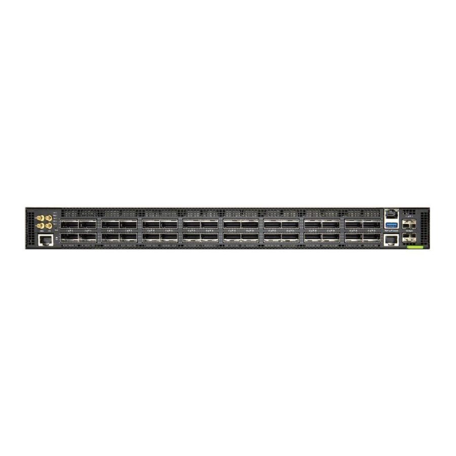 Коммутатор Edge-corE 9716-32D-O-AC-F Edge-corE AS9716-32D, 32-Port 400G QSFP56-DD switch, ONIE software installer, Broadcom Tomahawk3 12.8 Tbps,Intel Xeon® Processor D1518, dual AC PSUs and Fan Modules with port-to-power airflow, rack mount kit (front and — изображение 2