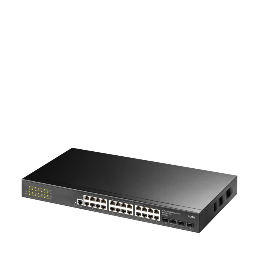 Коммутатор/ 24-Port Layer 2 Managed Gigabit Switch with 4 Gigabit SFP Slots — изображение 2