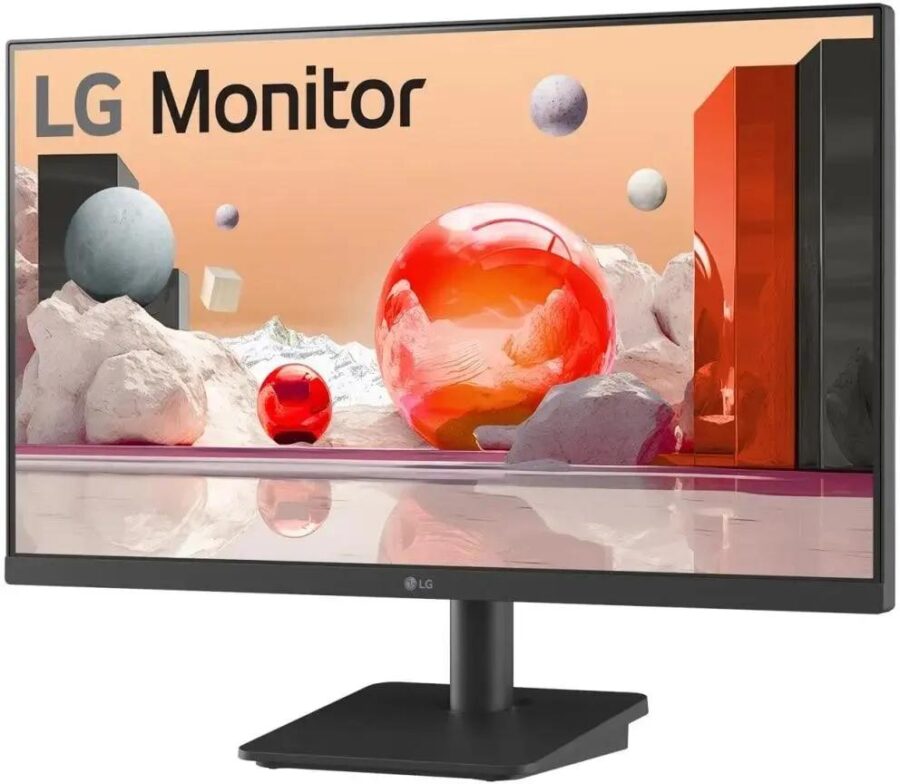 Монитор LG 24" 24MS500-B/ LG 24MS500-B 23.8" IPS monitor, 1920x1080, 250cd/m2, 16:9, 5мс (GtG), HDMIx2, Headphone Out, 100Hz, 178/178, внешний БП, VESA (75x75 мм), Tilt, black — изображение 3