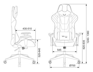 Купить Кресло игровое Zombie VIKING 4 AERO белый/синий/красный ткань/эко.кожа с подголов. крестов. пластик - 4D-10807339 из реестра по лучшей цене