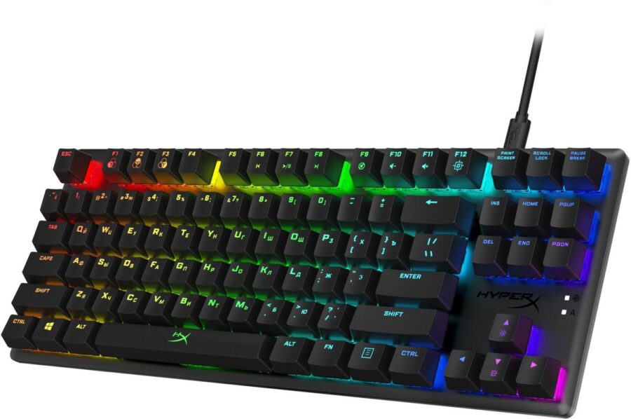 Клавиатура HyperX Alloy Origins Core механическая черный USB for gamer LED (4P5P3AA#ABA) — изображение 3