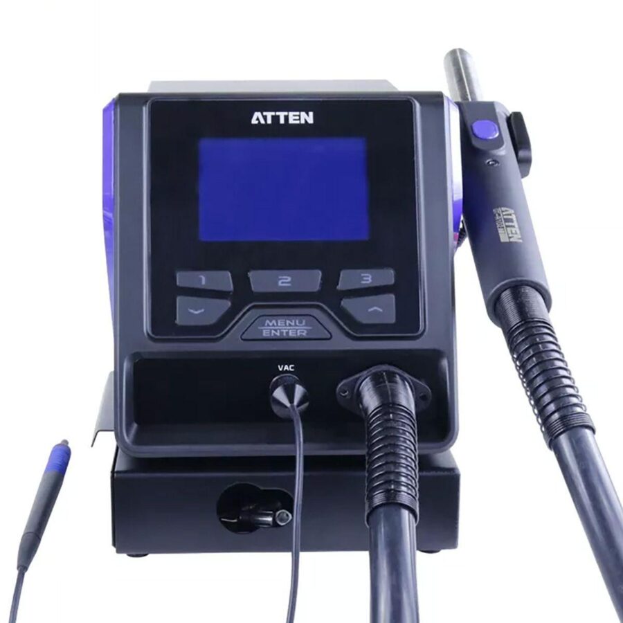 Термовоздушная паяльная станция Atten GT-8102 , 230В(1000Вт), двухканальная, ваккумный манипулятор — изображение 3