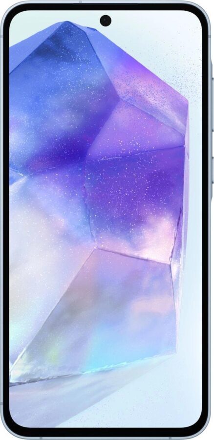 Смартфон Samsung SM-A556E Galaxy A55 5G 256Gb 8Gb голубой моноблок 3G 4G 2Sim 6.6" 1080x2340 Android 14 50Mpix 802.11 a/b/g/n/ac/ax NFC GPS GSM900/1800 GSM1900 TouchSc Protect microSD max1024Gb — изображение 2