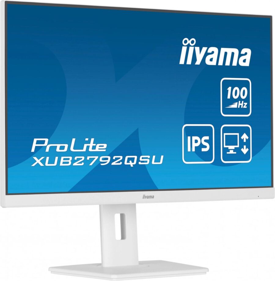 Монитор Iiyama 27" ProLite XUB2792QSU-W6 белый IPS LED 0.4ms 16:9 HDMI M/M матовая HAS Piv 250cd 178гр/178гр 2560x1440 100Hz DP WQ USB 6.1кг — изображение 4