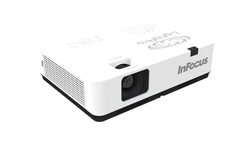 Проектор INFOCUS IN1014 3LCD,3400lm,XGA,1.48~1.78:1,2000:1,(Full3D),3.5mmin,Compositevideo,VGAIN,HDMIIN,USBb,лампа20000ч.(ECOmode),RS232,31дБ,3,1кг — изображение 2