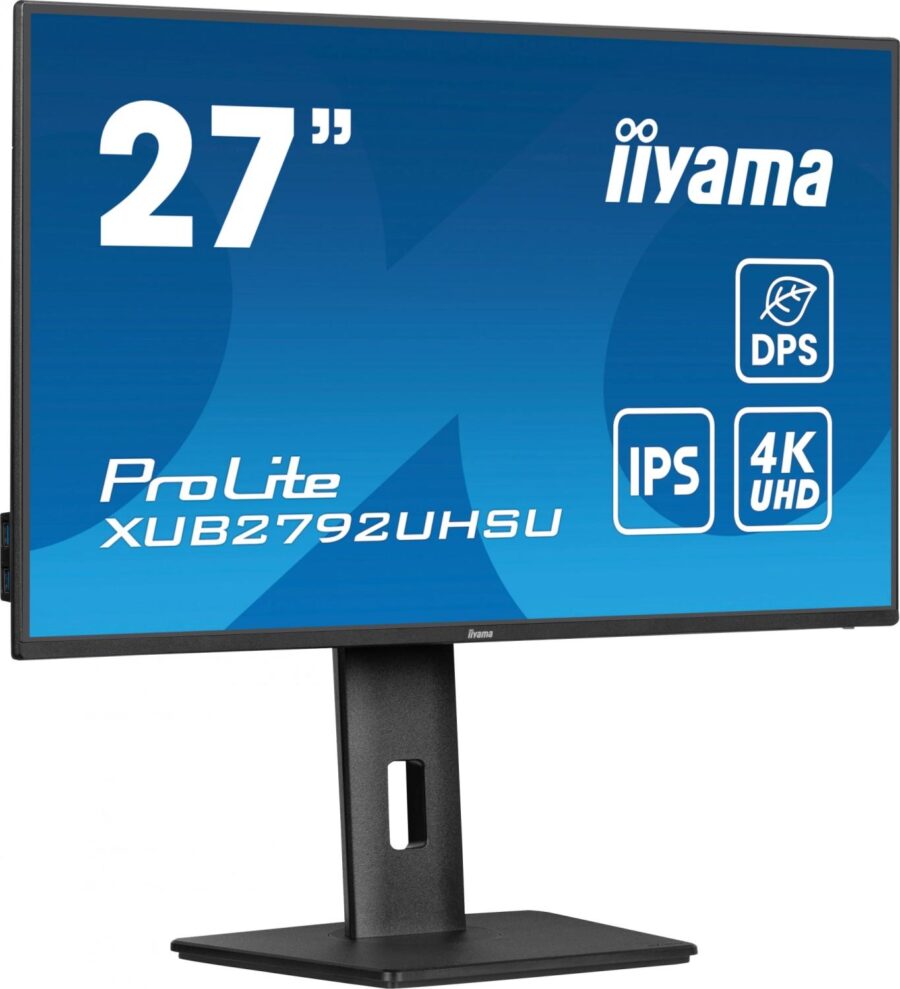 Монитор Iiyama 27" ProLite XUB2792UHSU-B6 черный IPS LED 16:9 HDMI M/M матовая HAS Piv 1300:1 350cd 178гр/178гр 3840x2160 60Hz DP 4K USB 6.3кг — изображение 3