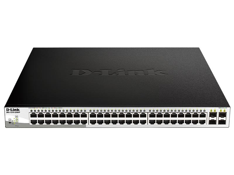 Коммутатор D-Link PROJ Настраиваемый L2 PoE-коммутатор, 48x1000Base-T PoE, 4х1000Base-X SFP, PoE-бюджет 740 Вт, упрощенный интерфейс CLI