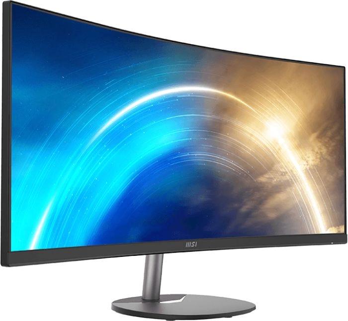 Монитор MSI 34" Pro MP341CQ черный VA LED 1ms 21:9 HDMI M/M матовая 300cd 178гр/178гр 3440x1440 100Hz FreeSync DP 2K 7.7кг — изображение 2