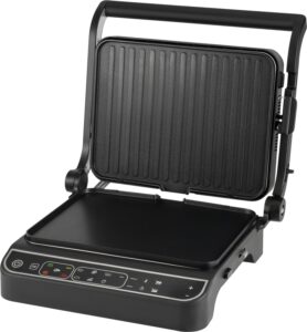 Купить Электрогриль Hyundai HYG-7000 2000Вт серебристый/черный - 4D-15136839 из реестра по лучшей цене