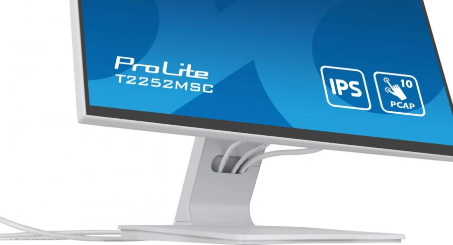 Монитор Iiyama 21.5" ProLite T2252MSC-W2 белый IPS LED 5ms 16:9 HDMI M/M матовая 250cd 178гр/178гр 1920x1080 DP FHD USB Touch 4.5кг — изображение 3
