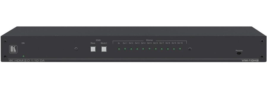 Усилитель-распределитель 1:10 HDMI; поддержка 4K60 4:4:4, HDMI 2.0/ 1:10 4K HDR Distribution Amplifier