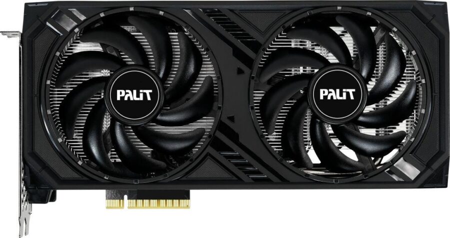 Видеокарта Palit PCI-E 4.0 RTX4060 DUAL NVIDIA GeForce RTX 4060 8Gb 128bit GDDR6 1830/17000 HDMIx1 DPx3 HDCP Ret