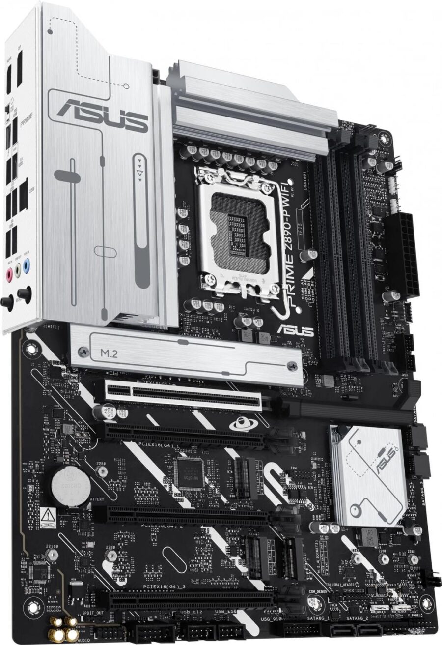 Материнская плата Asus PRIME Z890-P WIFI Soc-1851 Intel Z890 4xDDR5 ATX AC`97 8ch(7.1) 2.5Gg RAID+HDMI+DP — изображение 3