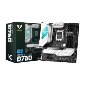 Купить Материнская плата Maxsun MS-iCraft B760M WIFI B760, LGA1700, 4*DDR5, 1*PCIEx16, 1*PCIEx4, 1*PCIEx1, 3*M.2, 2*TypeC, 6*USB3.2Gen1, 8*USB2.0, 4*SATA3.0, 2.5G, DP, HDMI, M-ATX, RTL - 4D-13565841 из реестра по лучшей цене