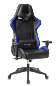Купить Кресло игровое Zombie VIKING 5 AERO черный/синий эко.кожа с подголов. крестов. пластик - 4D-13957810 из реестра по лучшей цене