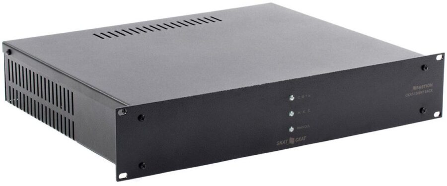 2142 СКАТ-1200И7 RACK источник питания 12В, 5А, высота 2U под 2 АКБ 7-17 Ач. СС ТР ПБ