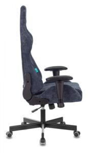 Купить Кресло игровое Zombie VIKING KNIGHT Fabric синий Light-27 с подголов. крестов. металл - 4D-10992799 из реестра по лучшей цене