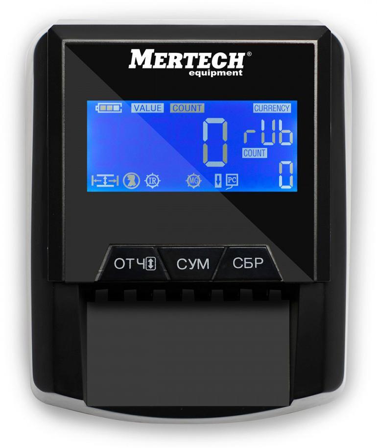 Детектор банкнот Mertech D-20A Flash Pro 5048 автоматический рубли АКБ