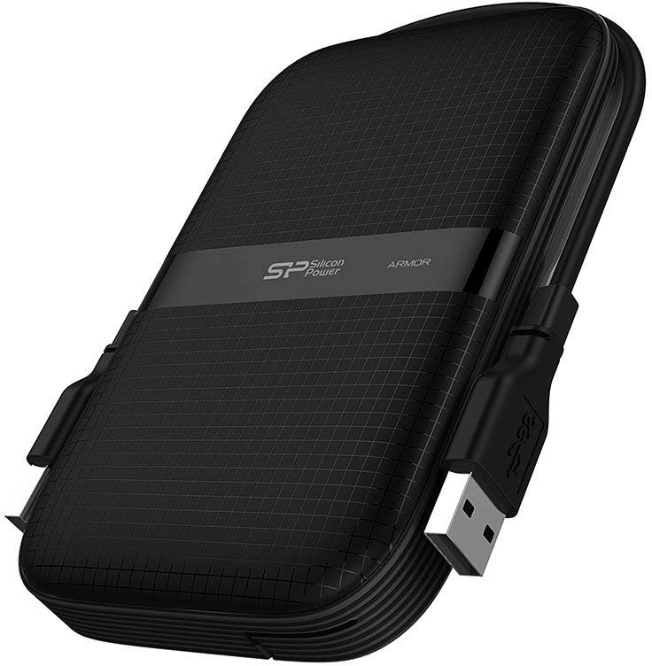 Жесткий диск Silicon Power USB3.0 4TB SP040TBPHDA60S3A A60 Armor 2.5" черный — изображение 2