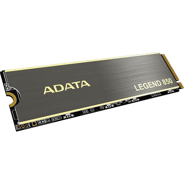 Твердотельный накопитель/ ADATA SSD LEGEND 850, 2TB, M.2(22x80mm), NVMe 1.4, PCIe 4.0 x4, 3D NAND, R/W 5000/4500MB/s, IOPs 400 000/550 000, TBW 2000, DWPD 0.54, with Heat Sink (5 лет) — изображение 4