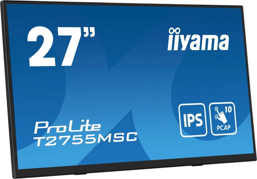 Монитор Iiyama 27" ProLite T2755MSC-B1 черный IPS LED 16:9 HDMI M/M матовая 400cd 178гр/178гр 1920x1080 60Hz DP FHD USB Touch 5.8кг — изображение 4