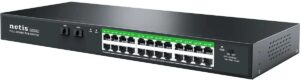 Купить Коммутатор/ Коммутатор Netis P124GC (L2) 24x1Гбит/с 2SFP 24PoE+ 360W неуправляемый - 4D-15193004 из реестра по лучшей цене
