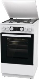 Купить Плита Комбинированная Gorenje GK5C42WF-B белый (металлическая крышка) реш.чугун - 4D-15571915 из реестра по лучшей цене