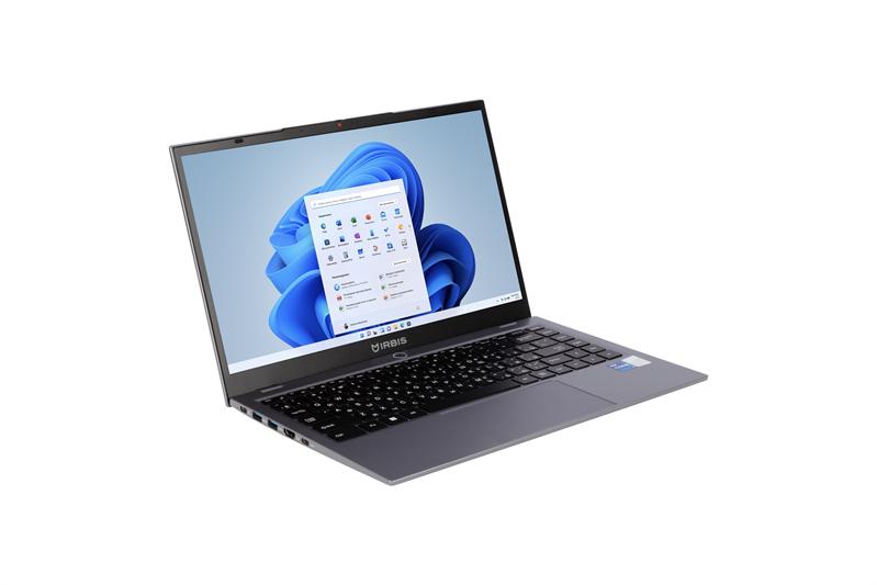 Ноутбук IRBIS 14NBP3003 14" FHD (1920x1080) IPS 300cd,Core i5-1235U,16Gb DDR4-3200(1),512Gb SSD,Wi-Fi 6+BT 5,48Wh,Metal case,Kbd Backlit,FPS,TPM 2.0,2xUSB-C,1.55kg,Grey,3y warranty,Win11Pro — изображение 2