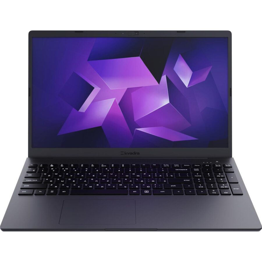 Ноутбук/ Ноутбук KVADRA NAU LE15T 15.6"(1920x1080 IPS)/Intel Core i3 1215U(1.2Ghz)/8192Mb/256SSDGb/noDVD/Int:Intel UHD Graphics/Cam/BT/WiFi/55WHr/war 1y/1.75kg/графит/noOS