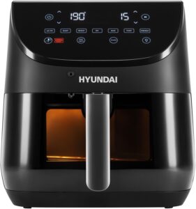 Купить Аэрогриль Hyundai HYF-9090 1700Вт черный/черный - 4D-15299754 из реестра по лучшей цене