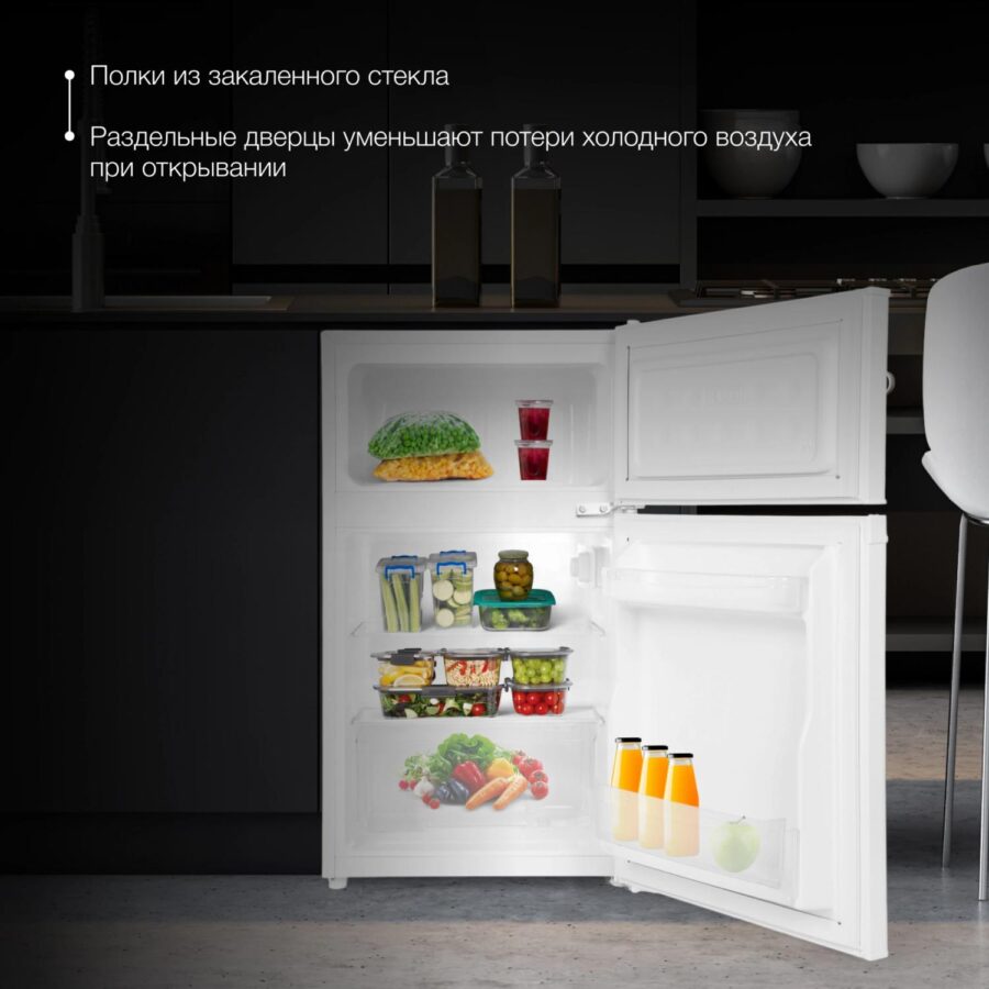 Холодильник Hyundai CT10021H 2-хкамерн. белый — изображение 4