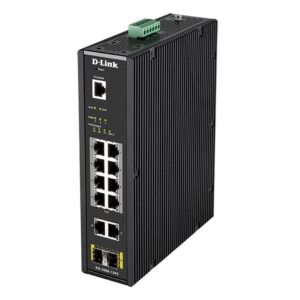 Купить Коммутатор D-Link DIS-200G-12PS/A2A Промышленный управляемый L2 коммутатор с 10 портами 10/100/1000Base-T и 2 портами 1000Base-X SFP (8 портов PoE 802.3af/at, PoE-бюджет до 240 Вт) (464560) - 4D-13290650 из реестра по лучшей цене