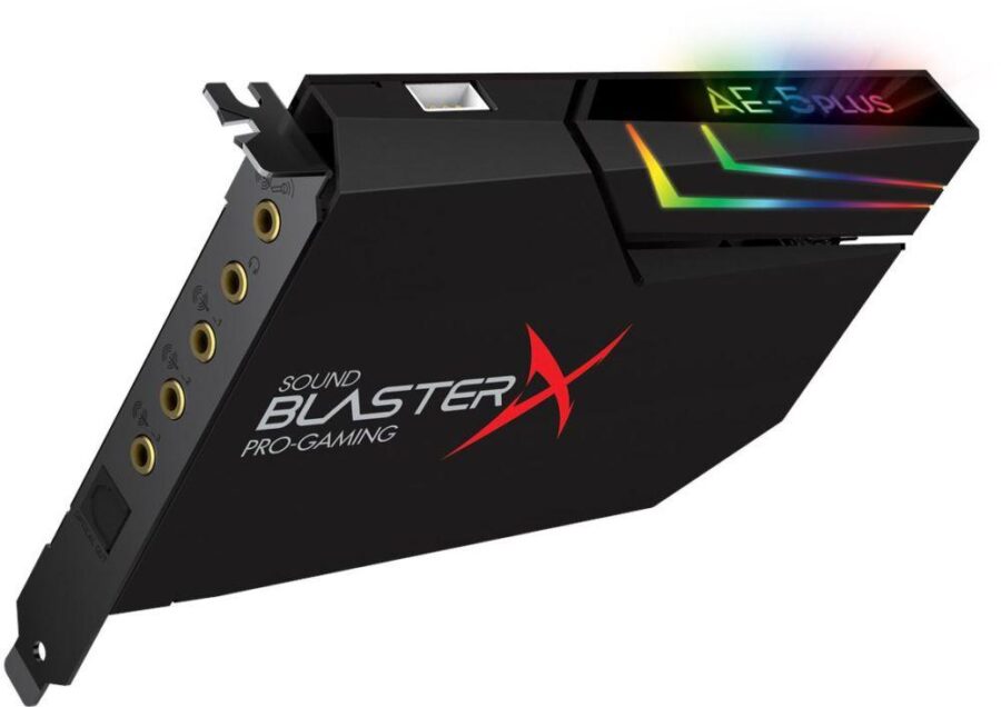 Звуковая карта Creative PCI-E BlasterX AE-5 Plus (BlasterX Acoustic Engine) 5.1 Ret — изображение 3
