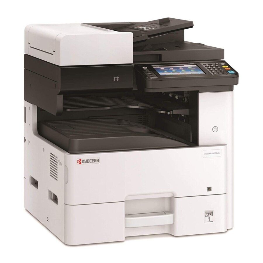 Kyocera Ecosys M4132idn A3, МФУ, лазерное, черно-белое, 32стр/мин, 1200dpi, 1200МГц, 1024Мб, 32Гб, 50АПД,  500+100, AirPrint/USB/Ethernet , 3000стр/картридж, (1102P13NL0) — изображение 2