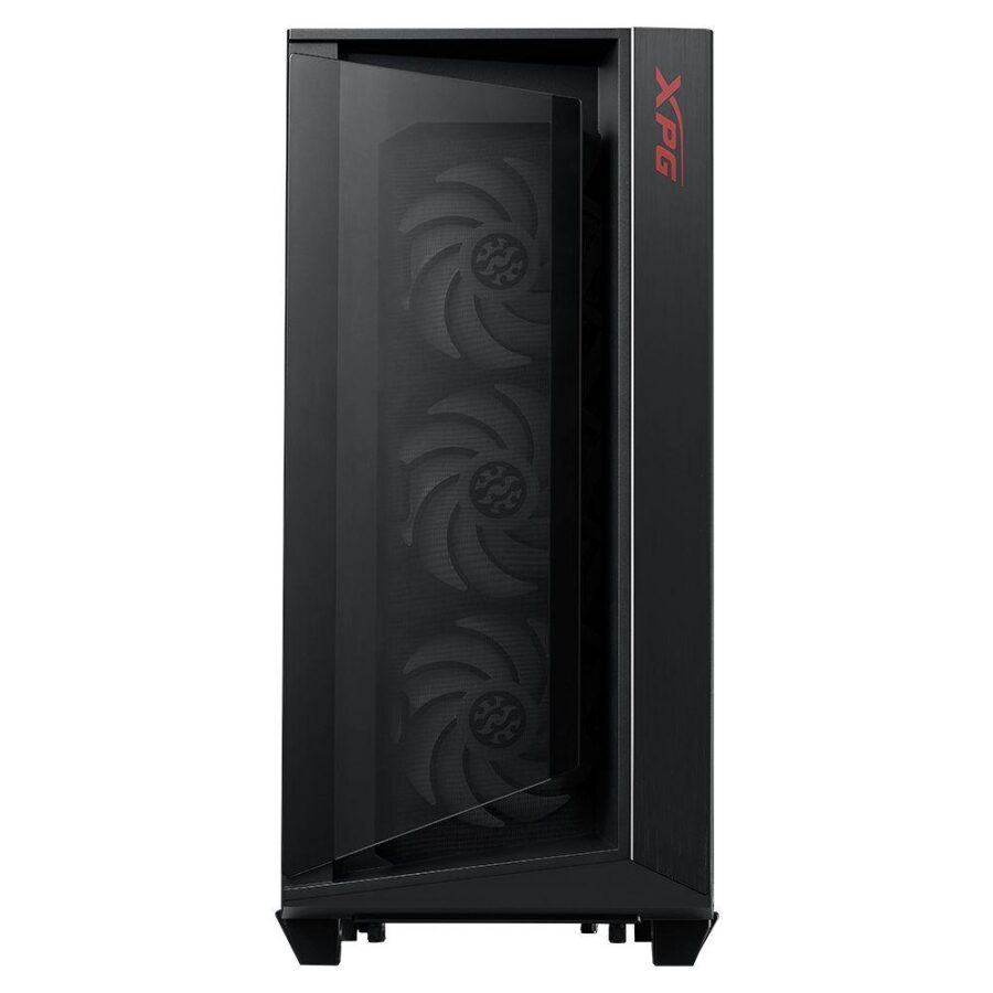 Корпус XPG CRUISER Black [CRUISERST-BKCWW] (Midi-Tower, черный, TG, 120mm ARGB fan*3) — изображение 2