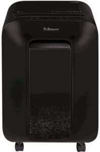 Купить Шредер Fellowes PowerShred LX200 черный (секр.P-4) фрагменты 12лист. 22лтр. скрепки скобы пл.карты - 4D-11559109 из реестра по лучшей цене