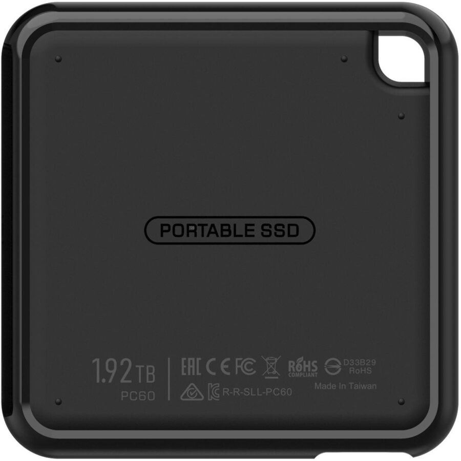 Накопитель SSD Silicon Power USB-C 2TB SP020TBPSDPC60CK PC60 1.8" черный — изображение 2