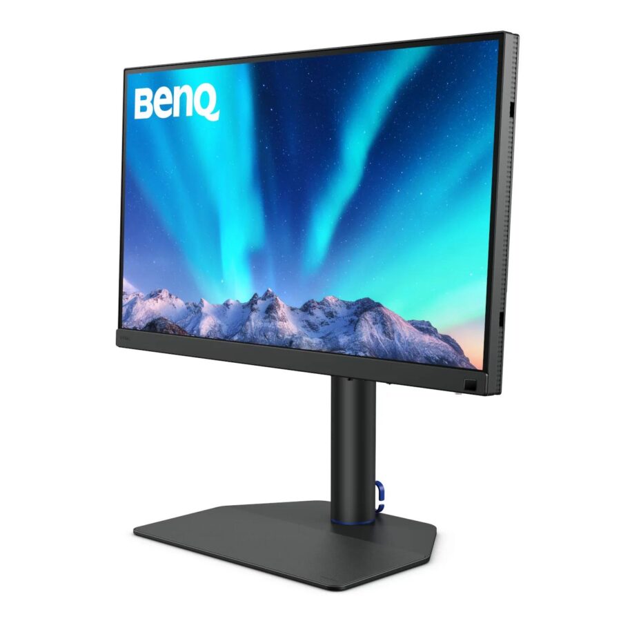 Мониторы/ Benq SW272Q 27'', 2560x1440, IPS,  60Hz, 1000:1, 300cd, 5ms, 2*HDMI, DP; 2*USB 3.0, USB C*90W, Height adj 140, Pivot, 100% sRGB, Flicker-free;Low Blue Light, Calibration Report, Shading Hood, 3Y, Grey — изображение 3