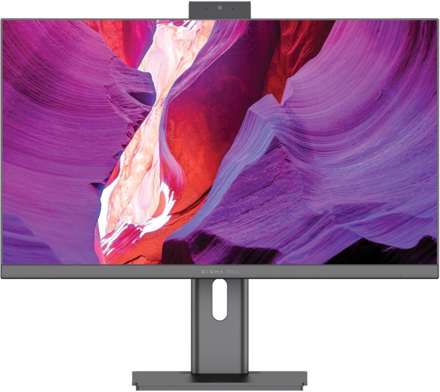 Моноблок Digma Pro Unity 23.8" Full HD i3 1315U (1.2) 8Gb SSD256Gb UHDG CR Windows 11 Pro GbitEth WiFi BT 90W клавиатура мышь Cam серый/черный 1920x1080