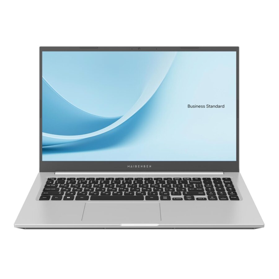 Ноутбук/ Maibenben  15.6"(1920x1080 (матовый) IPS)/AMD Ryzen 7 5825U(2Ghz)/16384Mb/512PCISSDGb/Int:AMD Radeon/Cam/BT/WiFi/48.4WHr/war 2y/1.65kg/Silver/Win11Pro + Screen 60Hz, 16:9