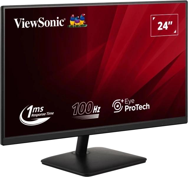 Монитор ViewSonic 23.8" VA2408-MHDB черный IPS LED 16:9 HDMI M/M матовая 250cd 178гр/178гр 1920x1080 100Hz VGA DP FHD USB 3.3кг — изображение 2