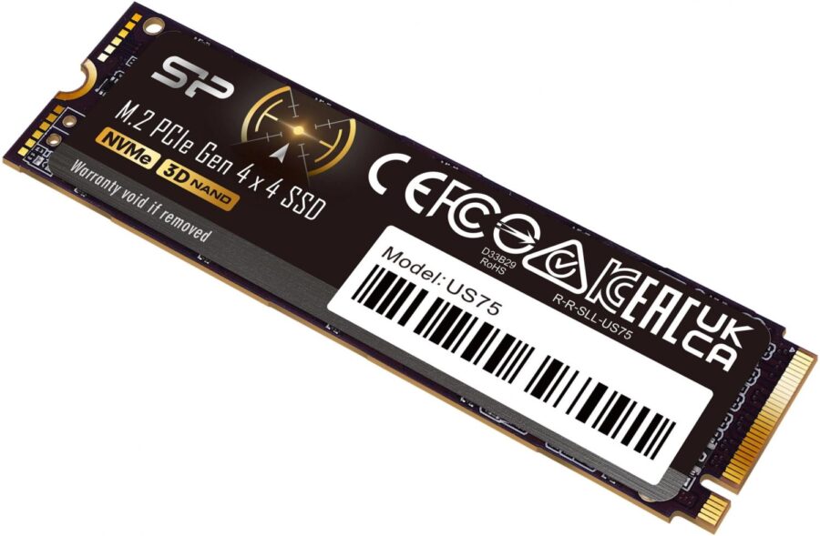 Накопитель SSD Silicon Power PCIe 4.0 x4 4TB SP04KGBP44US7505 US75 M.2 2280 — изображение 2