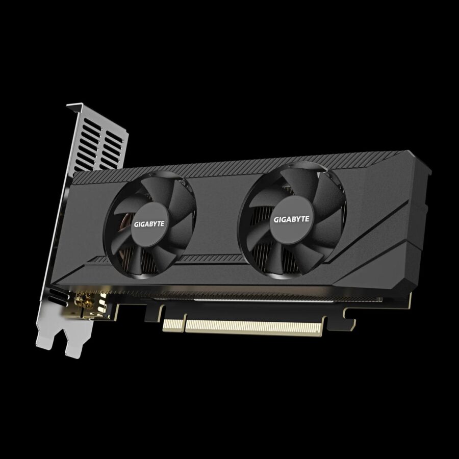 Видеокарта VGA GIGABYTE NVIDIA GeForce RTX 3050 OC Low Profile 6G 6GB, GDDR6/96-bit, PCIe 4.0, 2xHDMI 2.1, 2xDP, 1.8-slot — изображение 3