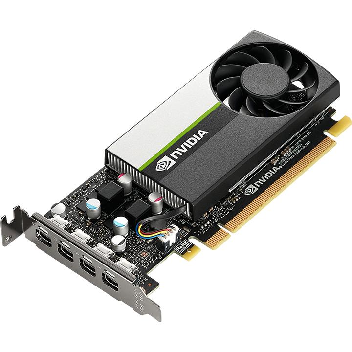 Видеокарта/ VGA NVIDIA QUADRO T1000 4GB, GDDR6/128-bit, PCIe 3.0, 4xmDP, 1-slot, BOX/RTL/PB