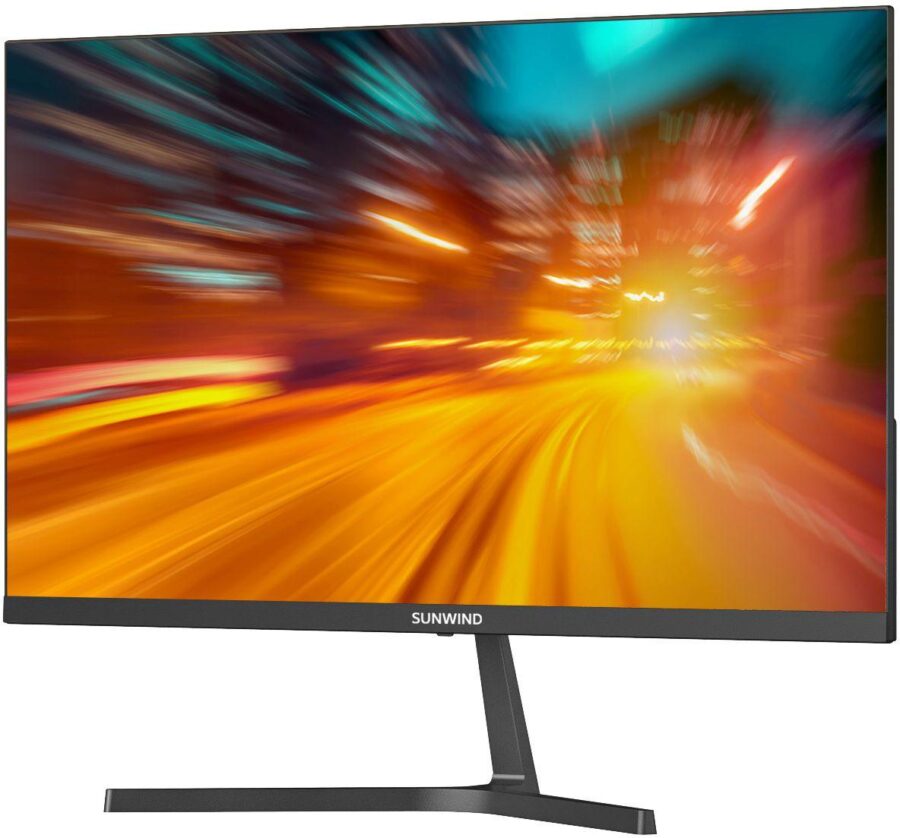 Монитор SunWind 27" SM-27QI201 черный IPS LED 16:9 HDMI M/M матовая 300cd 178гр/178гр 2560x1440 75Hz G-Sync DP 2K 4.3кг — изображение 2
