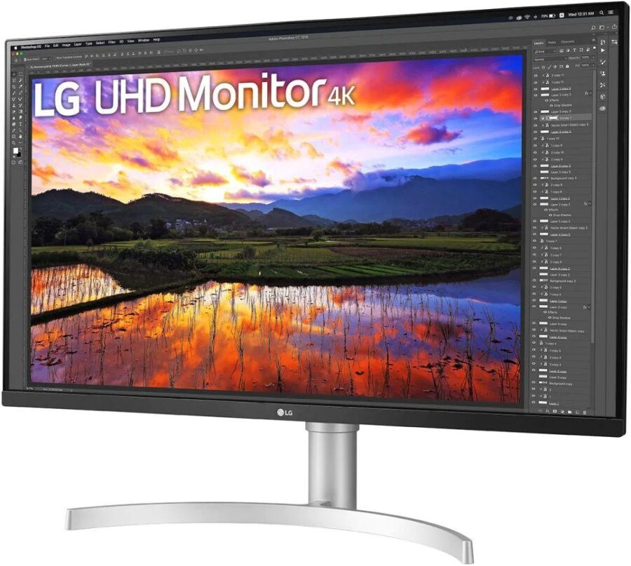 Монитор LG 31.5" 32UN650-W белый IPS LED 16:9 HDMI M/M матовая HAS 350cd 178гр/178гр 3840x2160 60Hz DP 4K 8.2кг — изображение 3