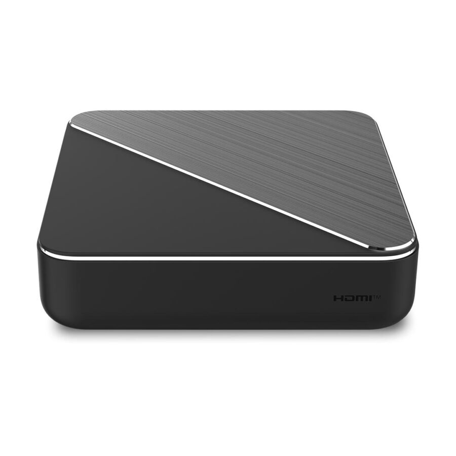 Плеер/ Smart TV Mediaplayer Dune HD Homatics Box R 4K Plus: UltraHD/60 Hz/HDR/HDR10+/Dolby Vision, CPU Amlogic S905X4-K, RAM 4 Gb, Flash 32 Gb, 1xUSB3.0, 1xUSB2.0, LAN 1000Mb/s, WiFi 802.11ax, BT 5.0, HDMI 2.1, S/PDIF, BT+Voice Remote Control, Android  TV