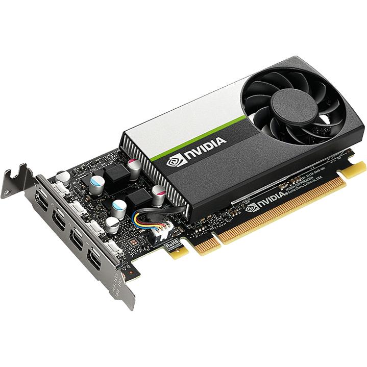 Видеокарта/ VGA NVIDIA QUADRO T1000 4GB, GDDR6/128-bit, PCIe 3.0, 4xmDP, 1-slot, BOX/RTL/PB — изображение 2