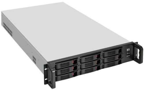Серверная платформа 2U Exegate Pro 2U650-HS09 EX294281RUS RM 19", высота 2U, глубина 650, Redundant БП 2x1000W, 9xHotSwap, 2*USB